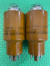 Load image into Gallery viewer, 2 Chatham 0D3 0D3W JANCAHG0D3W Milspec Vacuum Tubes Lot Of Two