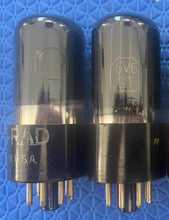 Load image into Gallery viewer, Matched Pair Ken-Rad 6V6 6V6GT Vacuum Tubes
