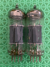 Load image into Gallery viewer, Matched Pair Toshiba 6FQ7 6CG7 Vacuum Tubes Copper Support Rods