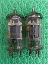 Load image into Gallery viewer, Matched Pair French Amperex 6GH8 6GH8A Vacuum Tubes