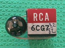 Load image into Gallery viewer, Matched Pair RCA 6CG7 / 6FQ7 Vacuum Tubes With Shields And Anode Radiators NOS NIB