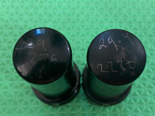 Load image into Gallery viewer, Matched Pair RCA 6F6 JANCRC6F6 VT-66 Vacuum Tubes Milspec NOS-Testing