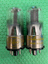 Load image into Gallery viewer, Matched Pair Sylvania 6J5 6J5GT Metal Base Vacuum Tubes Valves NOS-Testing
