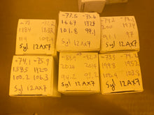 Load image into Gallery viewer, 9 Sylvania  12AX7 Vacuum Tubes
