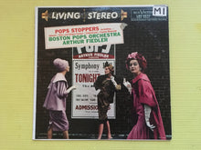 Load image into Gallery viewer, Arthur Fiedler Boston Pops Orchestra Pops Stoppers RCA Victor Living Stereo LP
