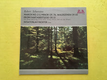 Load image into Gallery viewer, Robert Schumann Svjatoslav Richter March 2 Waldszenen Opus 82 From Fantasiestucke Aufschwung Opus 12 Des Abends Meliodor Stereo LP 89 528
