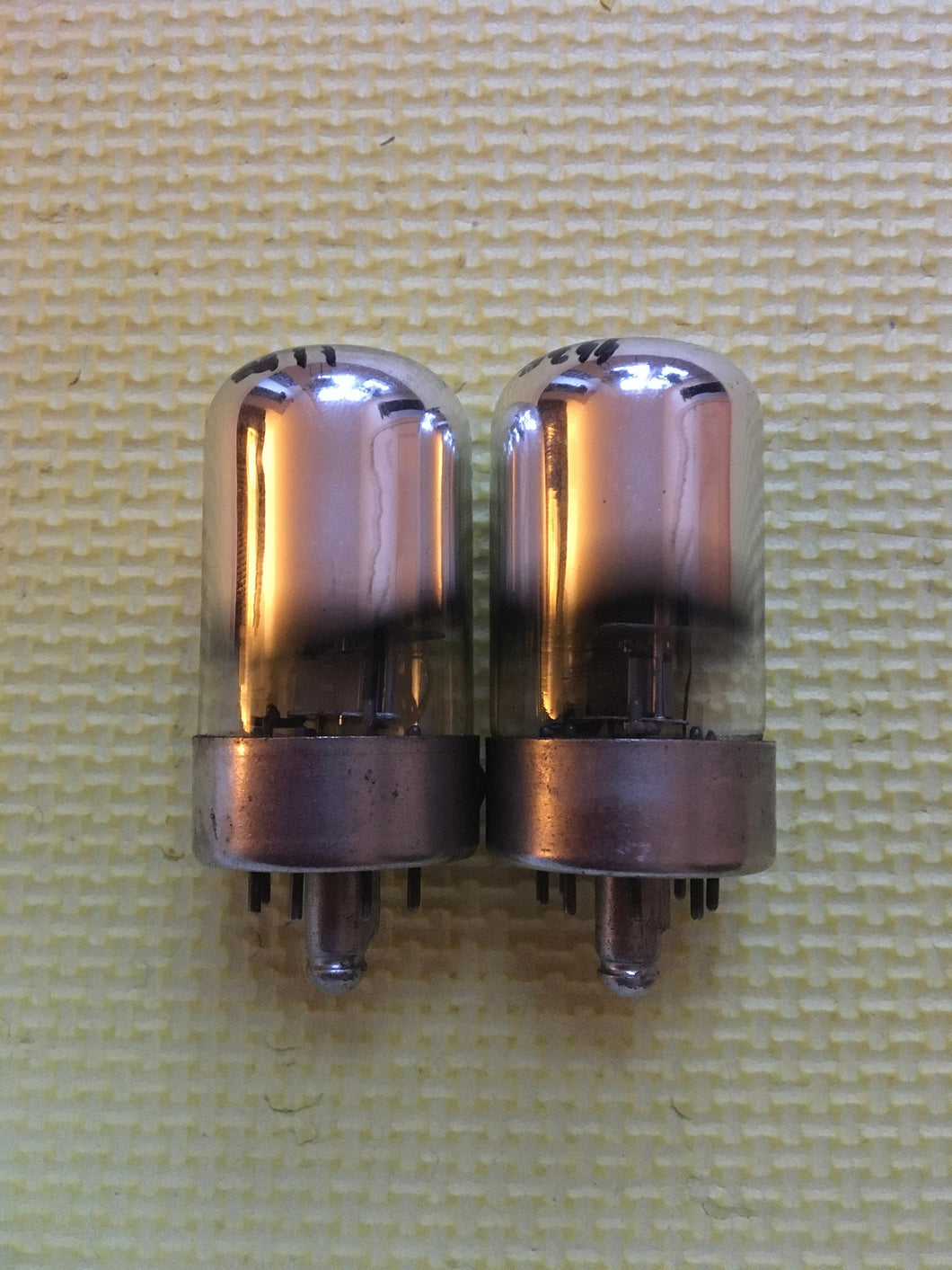 Matched Pair Sylvania 7B6 Vacuum Tubes Valves NOS-Testing