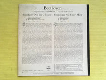 Load image into Gallery viewer, Beethoven Symphony 1 In C Major And 8 In F Major Otto Klemperer Philharmonia Orchestra Mono LP Angel Records 35657
