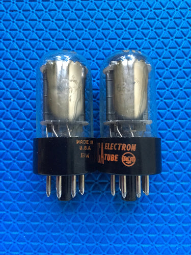Matched Pair RCA 6BL7 6BL7GTA Vacuum Tubes Valves NOS-Testing