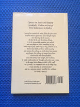 Load image into Gallery viewer, Quotes On Poets And Poetry Mankind's Wisdom On Poetry From Shakespeare To Shelley Compiled By Patty Crowe Edited By Jonathan Crowe
