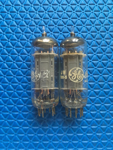 Matched Pair General Electric GE 6CM7 Vacuum Tubes Valves NOS-Testing