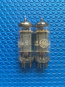 Matched Pair General Electric GE 6CM7 Vacuum Tubes Valves NOS-Testing
