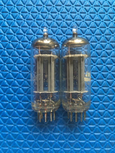Matched Pair General Electric GE 6CM7 Vacuum Tubes Valves NOS-Testing