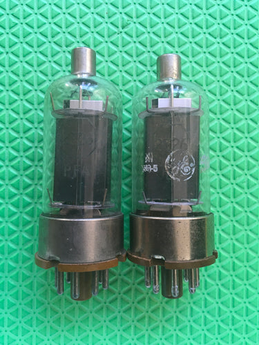 Matched Pair General Electric GE 2E26 Vacuum Tubes Valves NOS-Testing