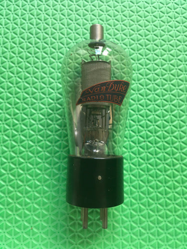 Van Dyke Number Type 22 X-222 X 222 Vacuum Tube Valve Mesh Plate Engraved Base Globe Balloon Shape NOS-Testing