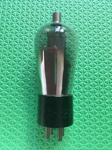 Van Dyke Number Type 22 X-222 X 222 Vacuum Tube Valve Mesh Plate Engraved Base Globe Balloon Shape NOS-Testing