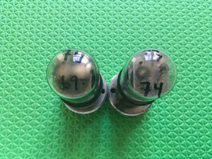 Matched Pair RCA 12SN7 12SN7GT Vacuum Tubes Valves
