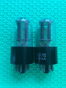 Matched Pair RCA 12SN7 12SN7GT Vacuum Tubes Valves