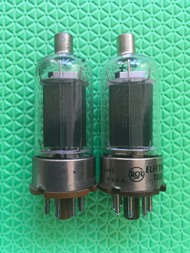 Matched Pair RCA 2E26 Vacuum Tubes Valves NOS-Testing