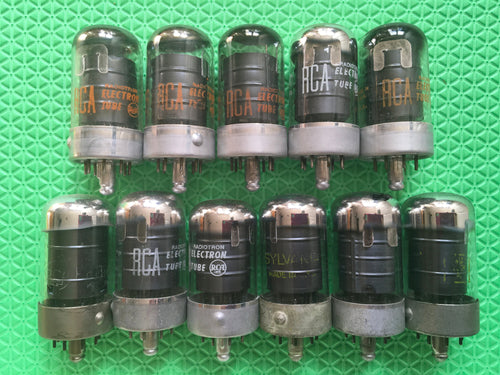 11 US-Made 7C7 Vacuum Tubes Valves NOS NIB Lot Of Eleven