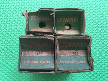 Load image into Gallery viewer, 4 Sylvania 7E6 Vacuum Tubes Valves NOS NIB Lot Of Four

