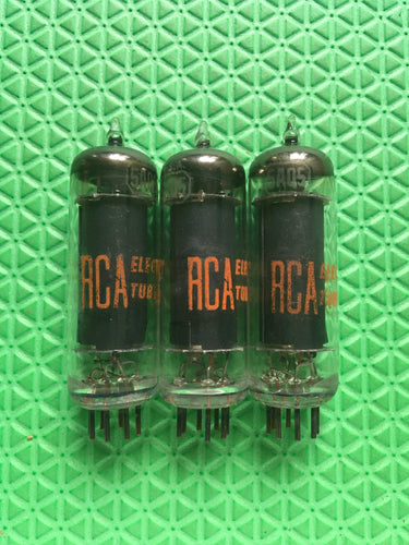 3 RCA 5AQ5 Vacuum Tubes Valves NOS NIB Lot Of Three