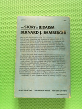 Load image into Gallery viewer, The Story Of Judaism Third Augmented Version Bernard J Bamberger
