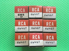 Load image into Gallery viewer, 9 RCA 6W4 6W4GT Vacuum Tubes NOS NIB Lot Of Nine
