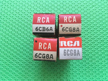 Load image into Gallery viewer, 4 RCA 6CG8 6CG8A Vacuum Tubes NOS NIB Lot Of Four
