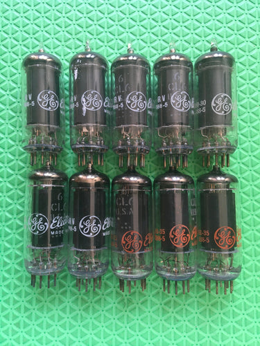 10 General Electric GE 6CL6 Vacuum Tubes Valves NOS NIB Lot Of Ten