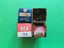 Load image into Gallery viewer, 4 US-Made 7F8 Vacuum Tubes NOS NIB Lot Of Four
