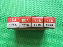 Load image into Gallery viewer, 4 RCA 6BY6 Vacuum Tubes Valves NOS NIB Lot Of Four
