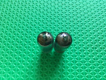 Load image into Gallery viewer, Matched Pair General Electric GE 12AU6 Black Plate Vacuum Tubes Valves
