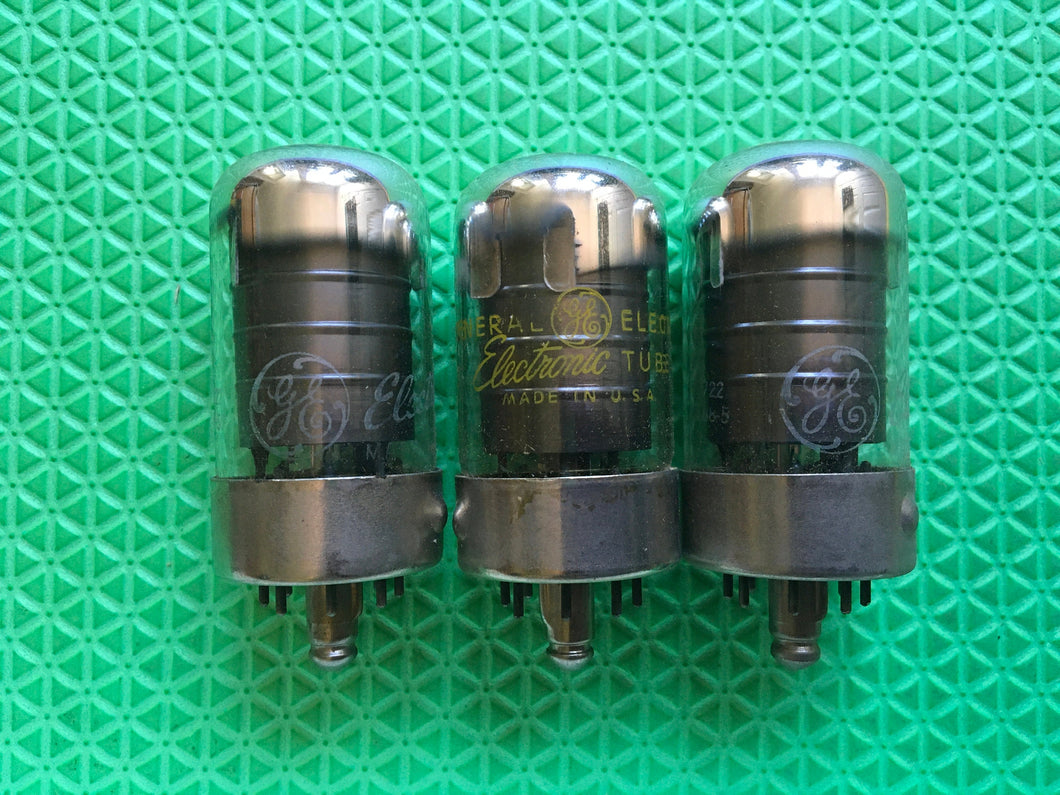 3 General Electric GE 7L7 Vacuum Tubes Valves NOS NIB Lot Of Three