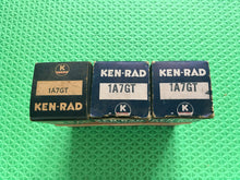 Load image into Gallery viewer, 3 Ken-Rad 1A7 1A7GT Vacuum Tubes Valves NOS NIB Lot Of Three
