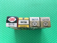 Load image into Gallery viewer, 4 US-Made 6AT8 6AT8A Vacuum Tubes Valves NOS NIB Lot Of Four
