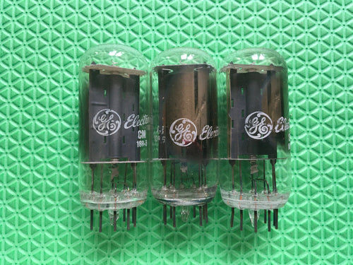 3 General Electric GE 6AY3 6AY3B 6BS3 6BS3A Vacuum Tubes Valves NOS NIB Lot Of Three