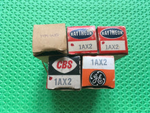 Load image into Gallery viewer, 5 US-Made 1AX2 Vacuum Tubes Valves NOS NIB Lot Of Five
