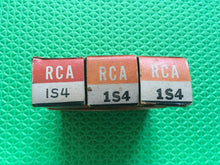 Load image into Gallery viewer, 3 RCA 1S4 Vacuum Tubes NOS NIB Lot Of Three
