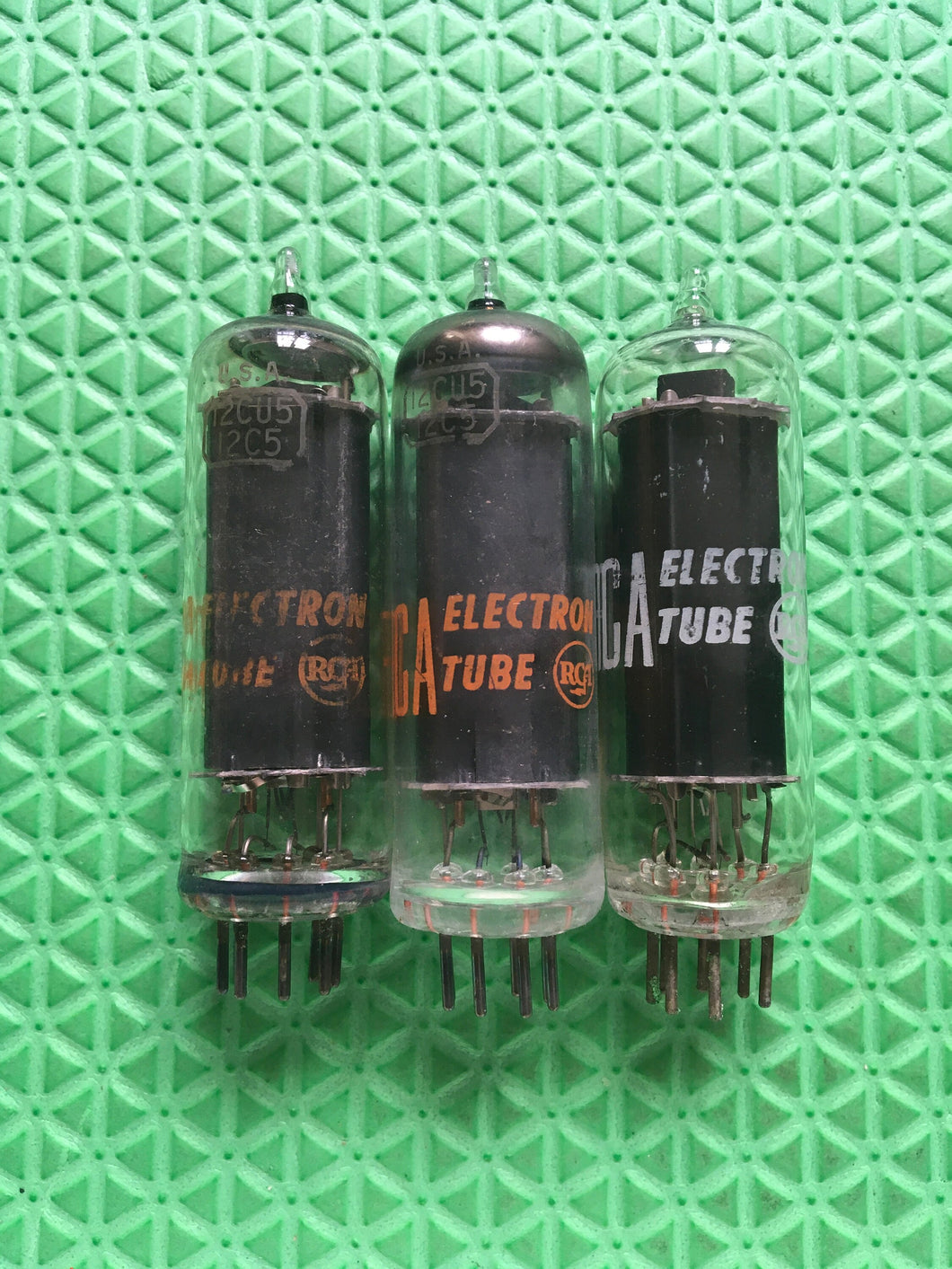 3 RCA 12CU5 12C5 Vacuum Tubes Valves NOS NIB Lot Of Three