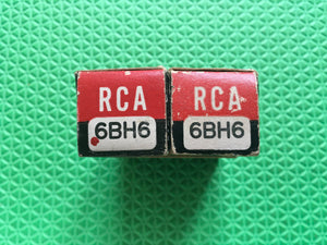 2 RCA 6BH6 Vacuum Tubes Valves NOS NIB Lot Of Two