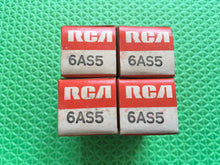 Load image into Gallery viewer, 4 RCA 6AS5 Vacuum Tubes Valves NOS NIB Lot Of Four
