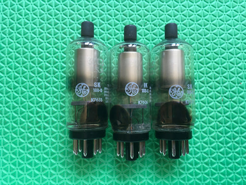 3 General Electric GE 3DC3 Vacuum Tubes Valves NOS NIB Lot Of Three