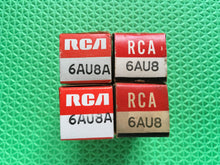 Load image into Gallery viewer, 4 RCA 6AU8 6AU8A Vacuum Tubes Valves NOS NIB Lot Of Four

