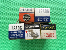 Load image into Gallery viewer, 5 US-Made 12AD6 Vacuum Tubes Valves NOS NIB Lot Of Five
