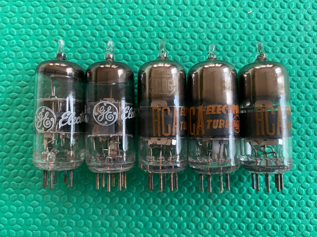 5 US-Made 4CB6 Vacuum Tubes Valves NOS NIB Lot Of Five