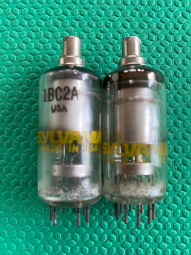 2 Sylvania 1BC2 1BC2A Vacuum Tubes Valves NOS NIB Lot Of Two