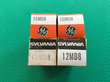 Load image into Gallery viewer, 4 US-Made 12MD8 Vacuum Tubes Valves NOS NIB Lot Of Four
