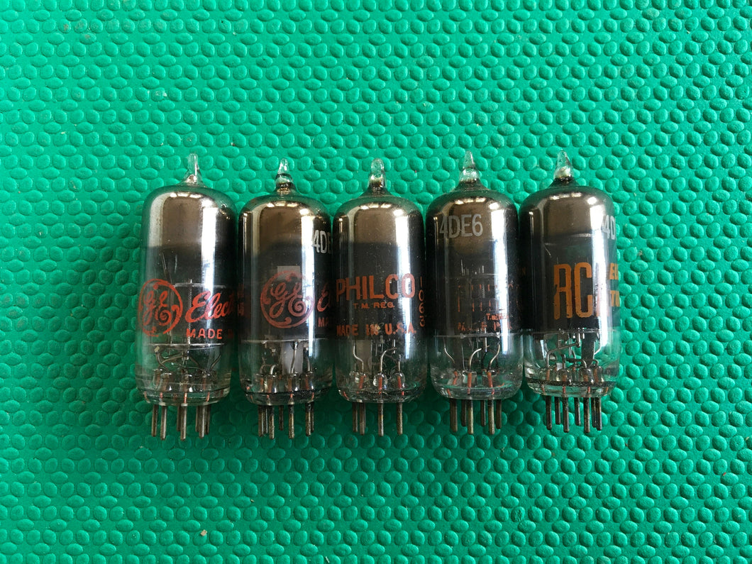 5 US-Made 4DE6 Vacuum Tubes Valves NOS NIB Lot Of Five