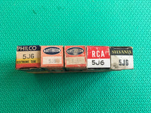 Load image into Gallery viewer, 5 US-Made 5J6 Vacuum Tubes NOS NIB Lot Of Five
